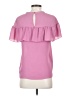 Juicy Couture 100% Polyester Pink Short Sleeve Blouse Size XS - photo 2