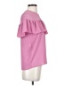Juicy Couture 100% Polyester Pink Short Sleeve Blouse Size XS - photo 4