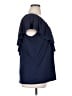 Torrid Blue Short Sleeve Blouse Size 1X Plus (1) - photo 4