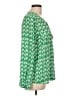 Eclair 100% Polyester Green Long Sleeve Blouse Size L - photo 4