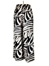 Shein 100% Polyester Animal Print Ivory Casual Pants Size XL - photo 2