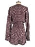 Blue Life 100% Rayon Hearts Burgundy Romper Size S - photo 2