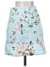 Cherish 100% Cotton Floral Blue Casual Skirt Size S - photo 2