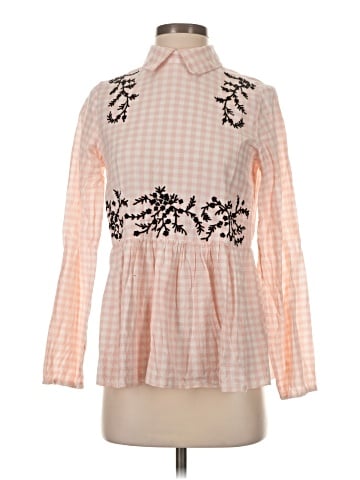 Hemant & Nandita Long Sleeve Blouse (view 1)