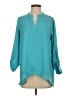 Gibson Teal 3/4 Sleeve Blouse Size XS - photo 1