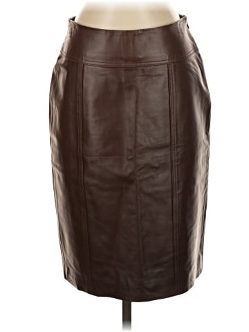 Dana Buchman Faux Leather Skirt (view 1)