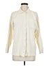 IZOD 100% Cotton Ivory Long Sleeve Button-Down Shirt Size M - photo 1
