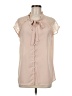 Doe & Rae 100% Polyester Pink Short Sleeve Blouse Size M - photo 1