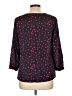 Talbots Hearts Black 3/4 Sleeve Blouse Size 12 - photo 2