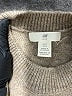 H&M L.O.G.G. Solid Tan Pullover Sweater Size M - photo 7