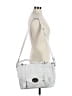 Pulicati 100% Leather Solid White Leather Satchel One size - photo 2