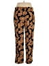 Impressions Paisley Gold Casual Pants Size XL - photo 2