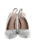 BCBGeneration Animal Print Silver Black Heels Size 8 1/2 - photo 2