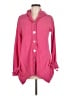 Fenini 100% Cotton Pink Cardigan Size M - photo 1