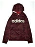Adidas 100% Polyester Red Pullover Hoodie Size 18 - 20 - photo 1