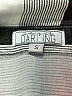 Darling 100% Rayon Stripes Silver Short Sleeve Blouse Size S - photo 7