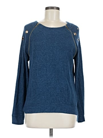 Always Indigo Pullover Sweater (view 1)