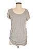 Shiela Rose Gray Short Sleeve Top Size M - photo 1