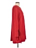 BCBGeneration Solid Red Casual Dress Size L - photo 4