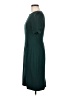 J.Crew 100% Polyester Solid Teal Casual Dress Size 8 - photo 5