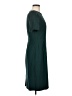 J.Crew 100% Polyester Solid Teal Casual Dress Size 8 - photo 4