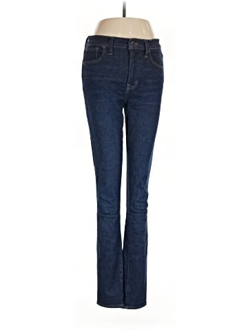 Madewell Tall 9" Mid-Rise Skinny Jeans in Orland Wash: TENCEL&trade; Denim Edition (view 1)