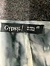 Gypsy 05 100% Silk Tie-dye Silver Short Sleeve Top Size XS - photo 7
