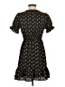 Aqua 100% Polyester Polka Dots Black Casual Dress Size XS - photo 2