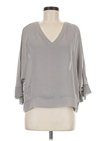 Buckle Black 3/4 Sleeve Blouse (view 1)