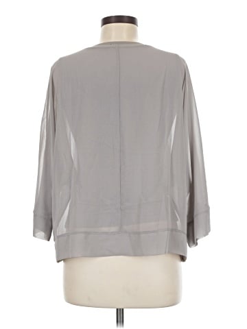 Buckle Black 3/4 Sleeve Blouse (view 2)