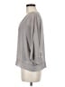 Buckle Black 100% Polyester Gray 3/4 Sleeve Blouse Size M - photo 5