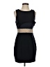 Aqua Black Blue Cocktail Dress Size 4 - photo 1