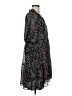 CeCe 100% Polyester Print Black Casual Dress Size M - photo 4