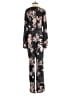 Harlyn 100% Viscose Rayon Floral Black Jumpsuit Size XS - photo 2