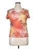 Christopher & Banks Orange Short Sleeve Top Size XL - photo 1