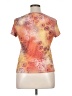 Christopher & Banks Orange Short Sleeve Top Size XL - photo 2