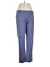Joe Fresh Print Blue Casual Pants Size 12 - photo 1