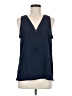 Peyton Jensen 100% Polyester Blue Sleeveless Blouse Size M - photo 1