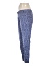 Joe Fresh Print Blue Casual Pants Size 12 - photo 5
