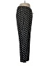 J.Crew 100% Polyester Polka Dots Black Casual Pants Size 8 - photo 4