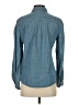 J. McLaughlin Blue Long Sleeve Button-Down Shirt Size XS - photo 2