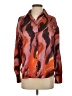 Bailey 44 Animal Print Orange Long Sleeve Blouse Size S - photo 1