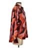 Bailey 44 Animal Print Orange Long Sleeve Blouse Size S - photo 4
