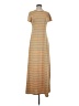 Lularoe Stripes Yellow Tan Casual Dress Size S - photo 1