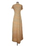 Lularoe Stripes Yellow Tan Casual Dress Size S - photo 2