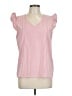 Unbranded 100% Polyester Pink Sleeveless Blouse Size L - photo 1