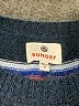 Sundry Chevron-herringbone Blue Pullover Sweater Size Med (2) - photo 7