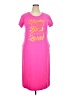 NYC 100% Polyester Pink Casual Dress Size 2X - photo 1