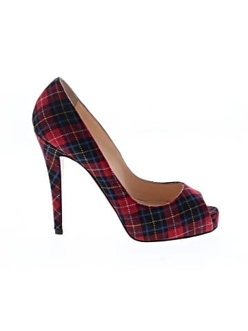 Christian Louboutin Tartan Very Prive Pumps 100mm (view 1)