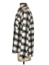 Express 100% Polyester Plaid Silver Long Sleeve Blouse Size S - photo 5
